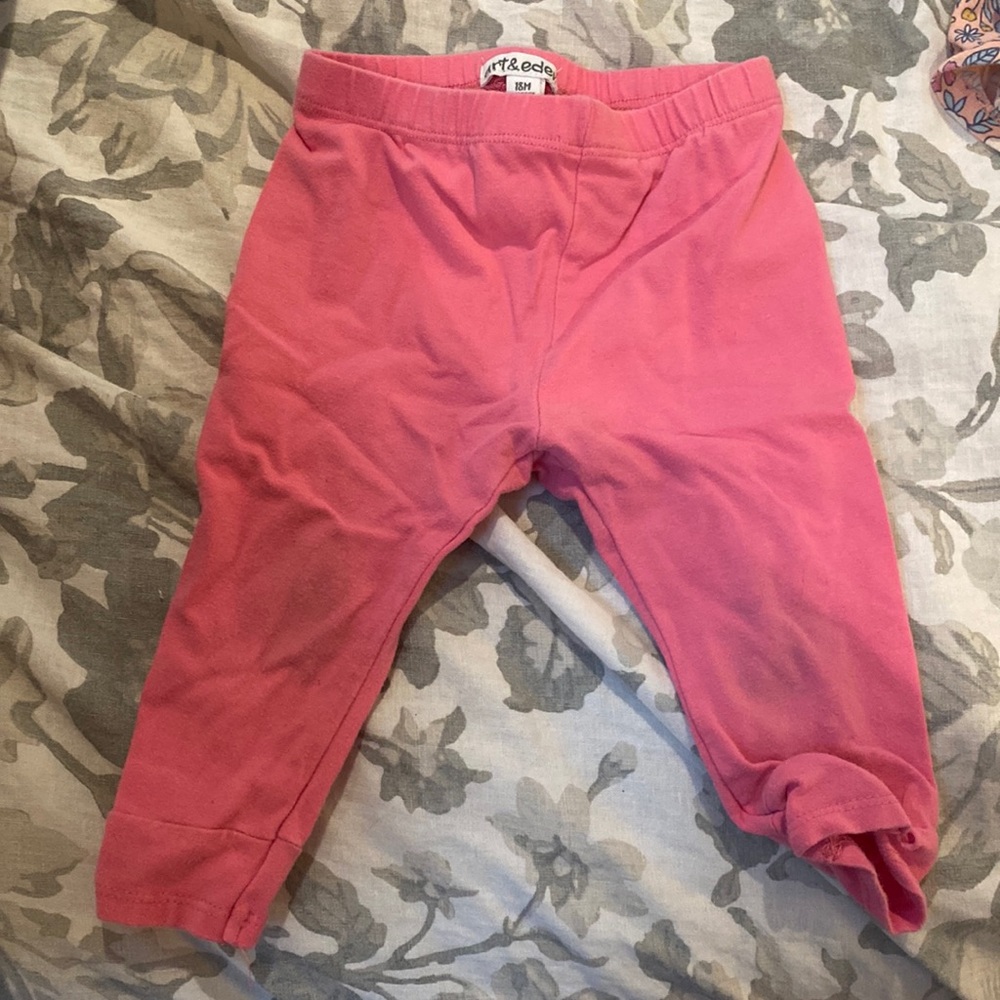 Organic 18 month toddler 3/4 leggings
